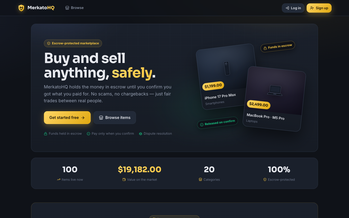 Merkato product screenshot